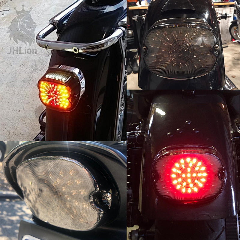 LED Taillight Tail Light for Harley Softail Electra Dyna Brake Turn Signal Light